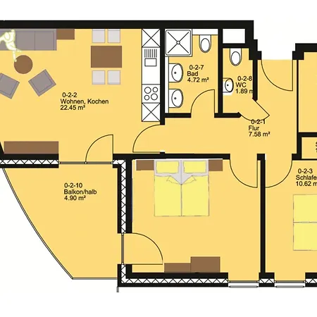 Hohe Lith, Haus 2, 2 Apartment